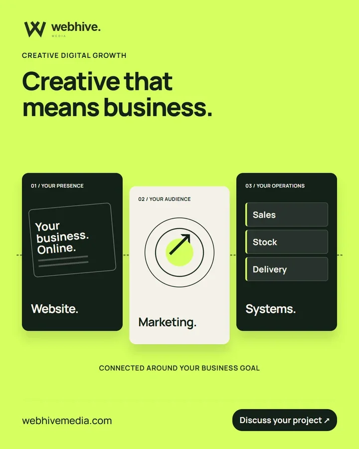 Creative that means business.